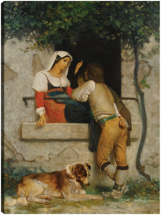 Amantes italianos - William Bouguereau