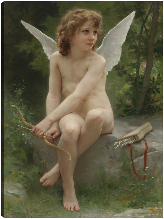Amor al acecho (1890) - William Bouguereau
