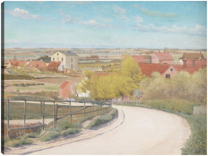 Vista desde una carretera cerca de Næstved, Zelanda (1892 – 1896) - Laurits Andersen Ring