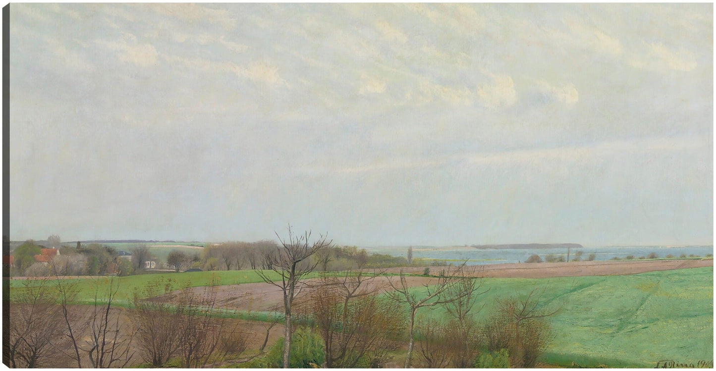 Vista del fiordo de Roskilde, principios de la primavera (1903) - Laurits Andersen Ring