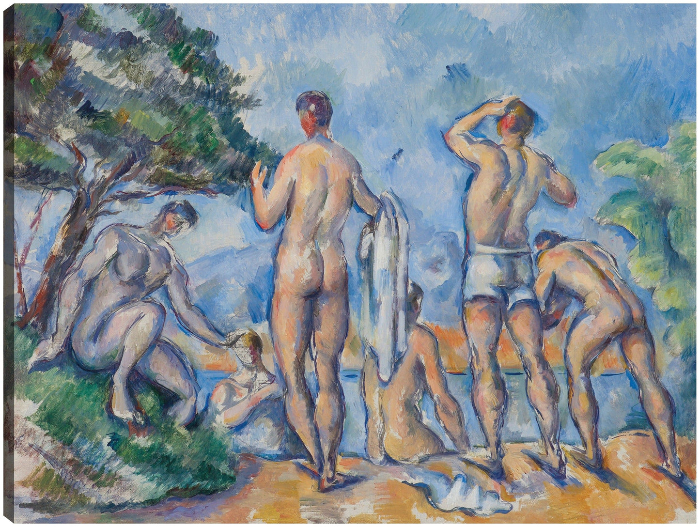 Bañistas (1890-1892) - Paul Cézanne