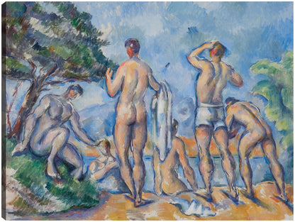 Bañistas (1890-1892) - Paul Cézanne