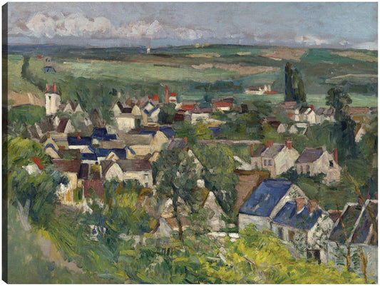 Auvers, vista panorámica (1873) - Paul Cézanne