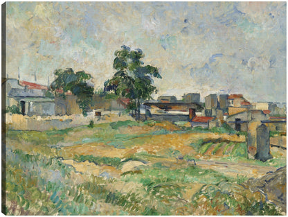 Paisaje cerca de París (c. 1876) - Paul Cézanne