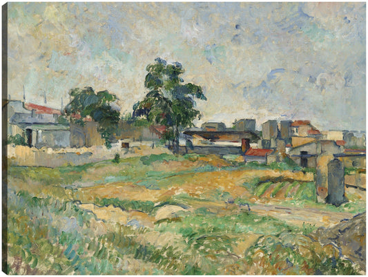 Paisaje cerca de París (c. 1876) - Paul Cézanne