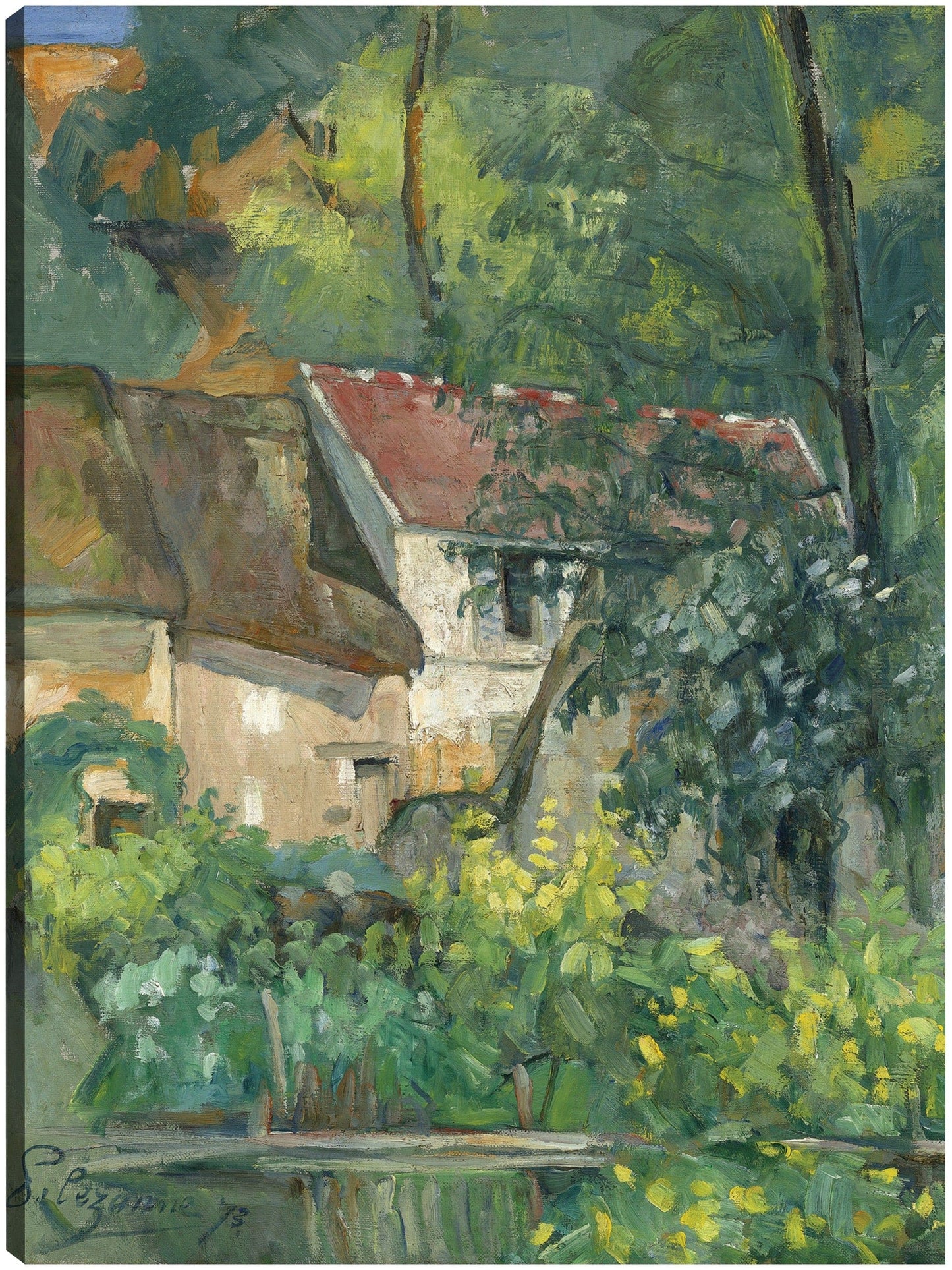 Casa del Padre Lacroix (1873) - Paul Cézanne