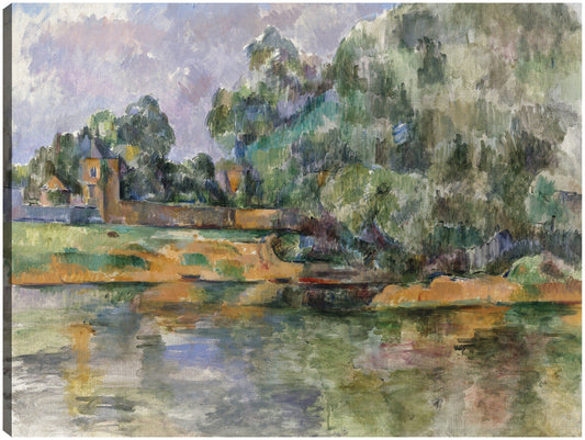 Orillas del Sena en Médan (c. 1885-1890) - Paul Cézanne