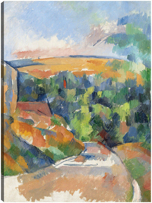 La curva del camino (1900-1906) - Paul Cézanne