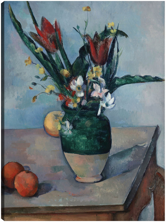 El jarrón de tulipanes (c. 1890) - Paul Cézanne