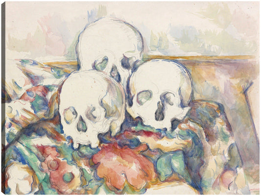 Las tres calaveras (1902-1906) - Paul Cézanne