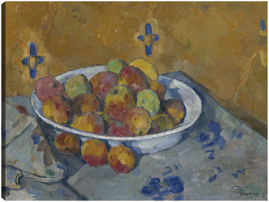 El plato de manzanas (c. 1877) - Paul Cézanne