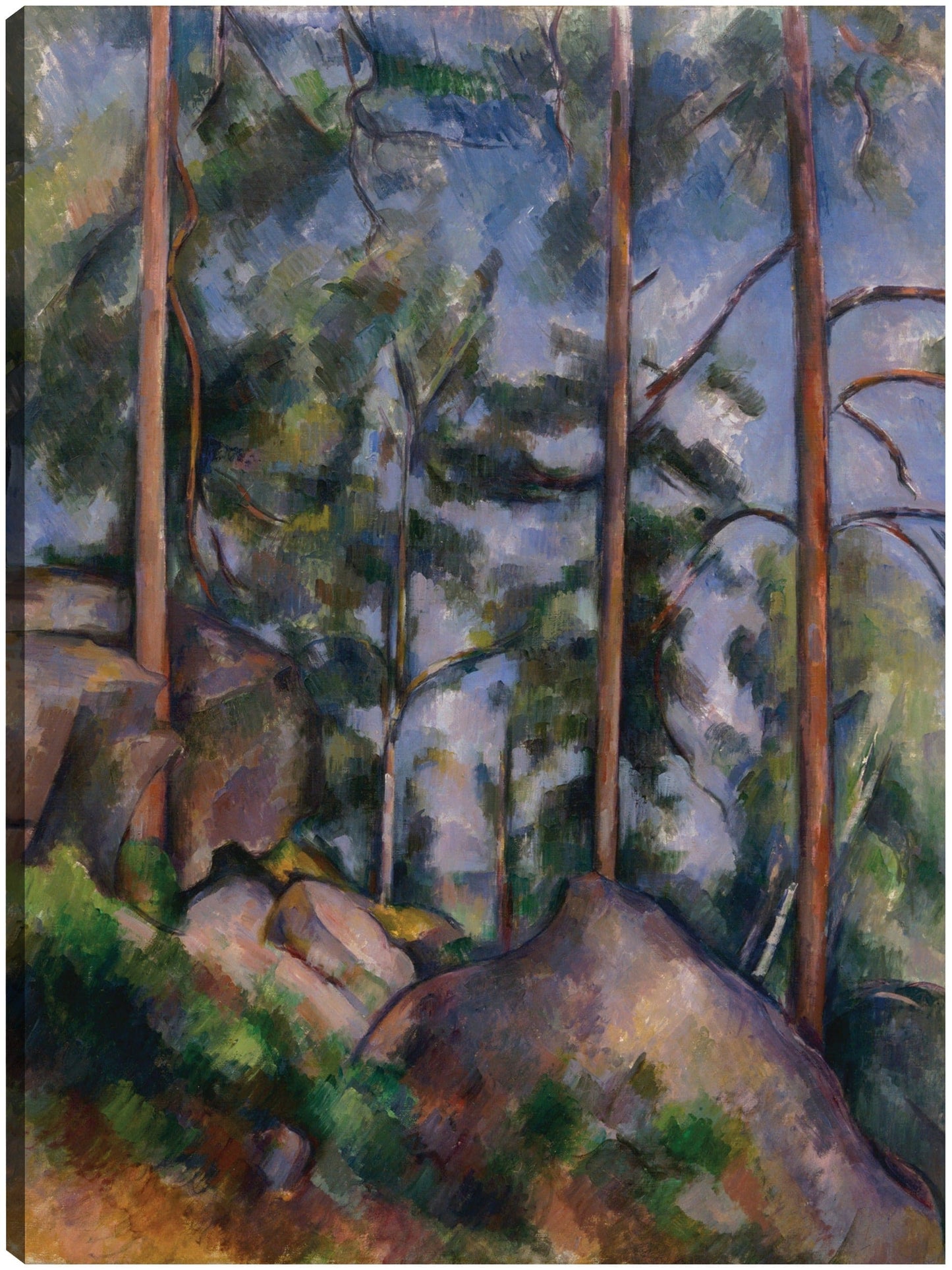 Pinos y rocas (1897) - Paul Cézanne