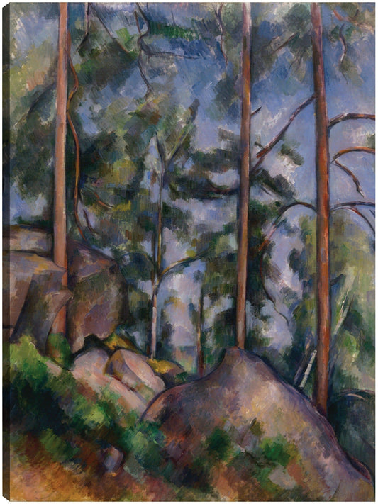 Pinos y rocas (1897) - Paul Cézanne