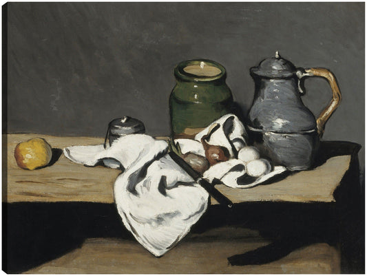 Bodegón con tetera (1867 - 1869) - Paul Cézanne