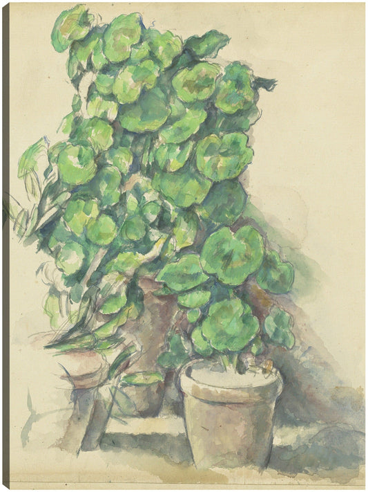 Geranios (1888-1890) - Paul Cézanne