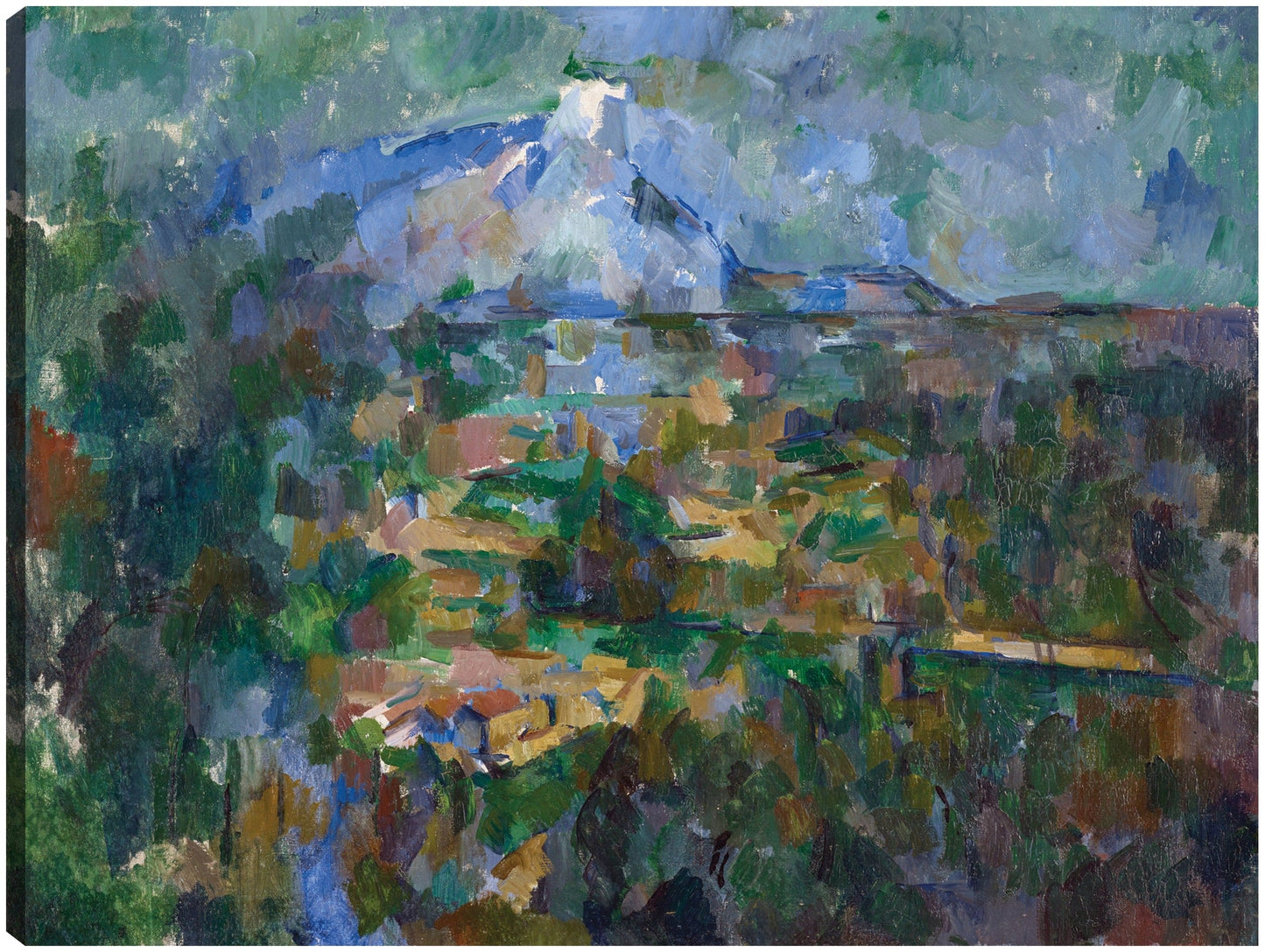 El Mont Sainte-Victoire visto desde Les Lauves (1904) - Paul Cézanne