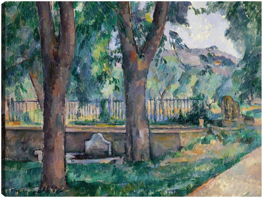 La piscina de Jas de Bouffan (hacia 1885-1886) - Paul Cézanne
