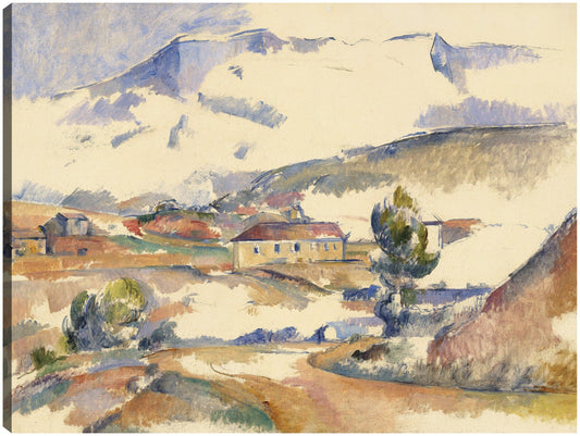 Montaña Sainte-Victoire, cerca de Gardanne (c. 1887) - Paul Cézanne