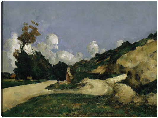 El camino (1871) - Paul Cézanne