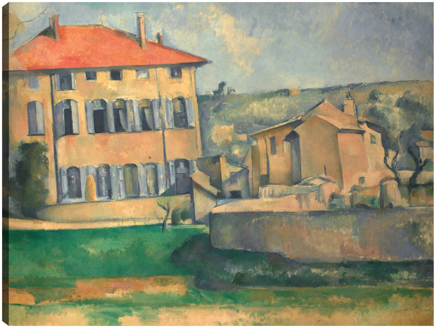 Casa en Aix (1885 - 1887) - Paul Cézanne