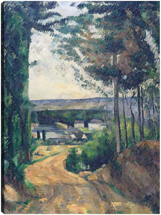 Camino que conduce al lago (1880) - Paul Cézanne
