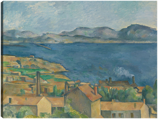 La Bahía de Marsella, vista desde L&#39;Estaque - Paul Cézanne