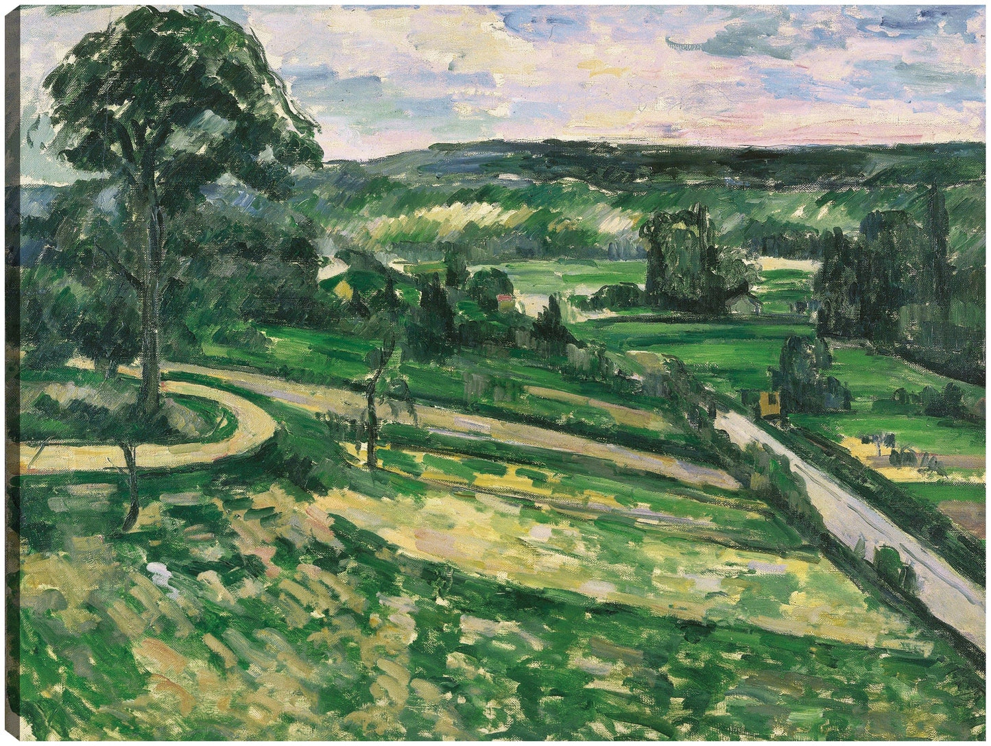 El árbol de la curva - Paul Cézanne