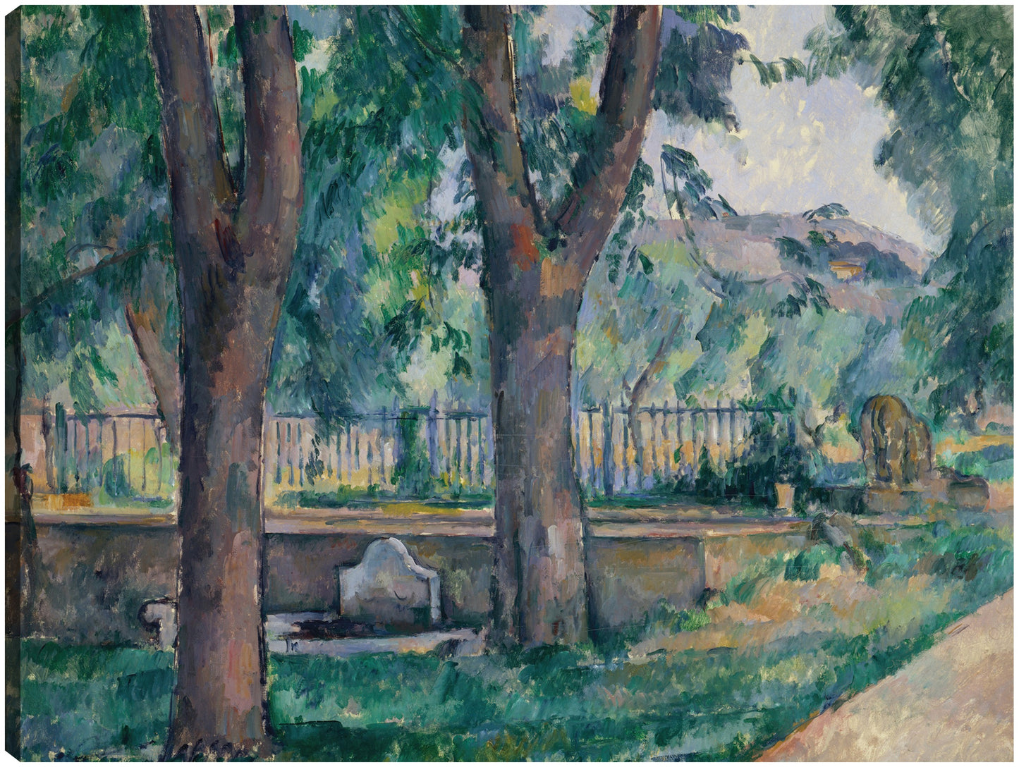 La piscina de Jas de Bouffan (ca. 1885–86) 2 - Paul Cézanne