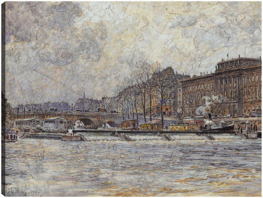 El Hôtel de la Monnaie y el Pont-Neuf (1901) - Frédéric Houbron