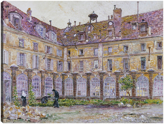 El claustro de la Abbaye-aux-Bois, rue de Sèvres (1906) - Frédéric Houbron
