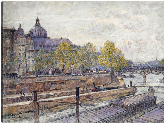 Muelle Conti y el Puente de las Artes (1905) - Frédéric Houbron
