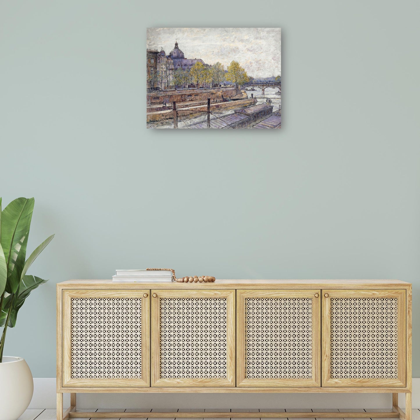 Muelle Conti y el Puente de las Artes (1905) - Frédéric Houbron