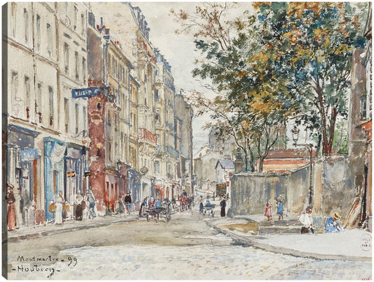 Calle Hermel en Montmartre (1899) - Frédéric Houbron