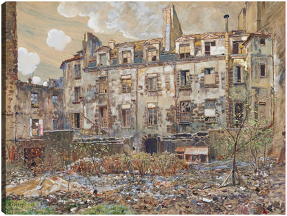 El antiguo cementerio de Saint-André, 13 rue Suger. Distrito 6 (1906) - Frédéric Houbron