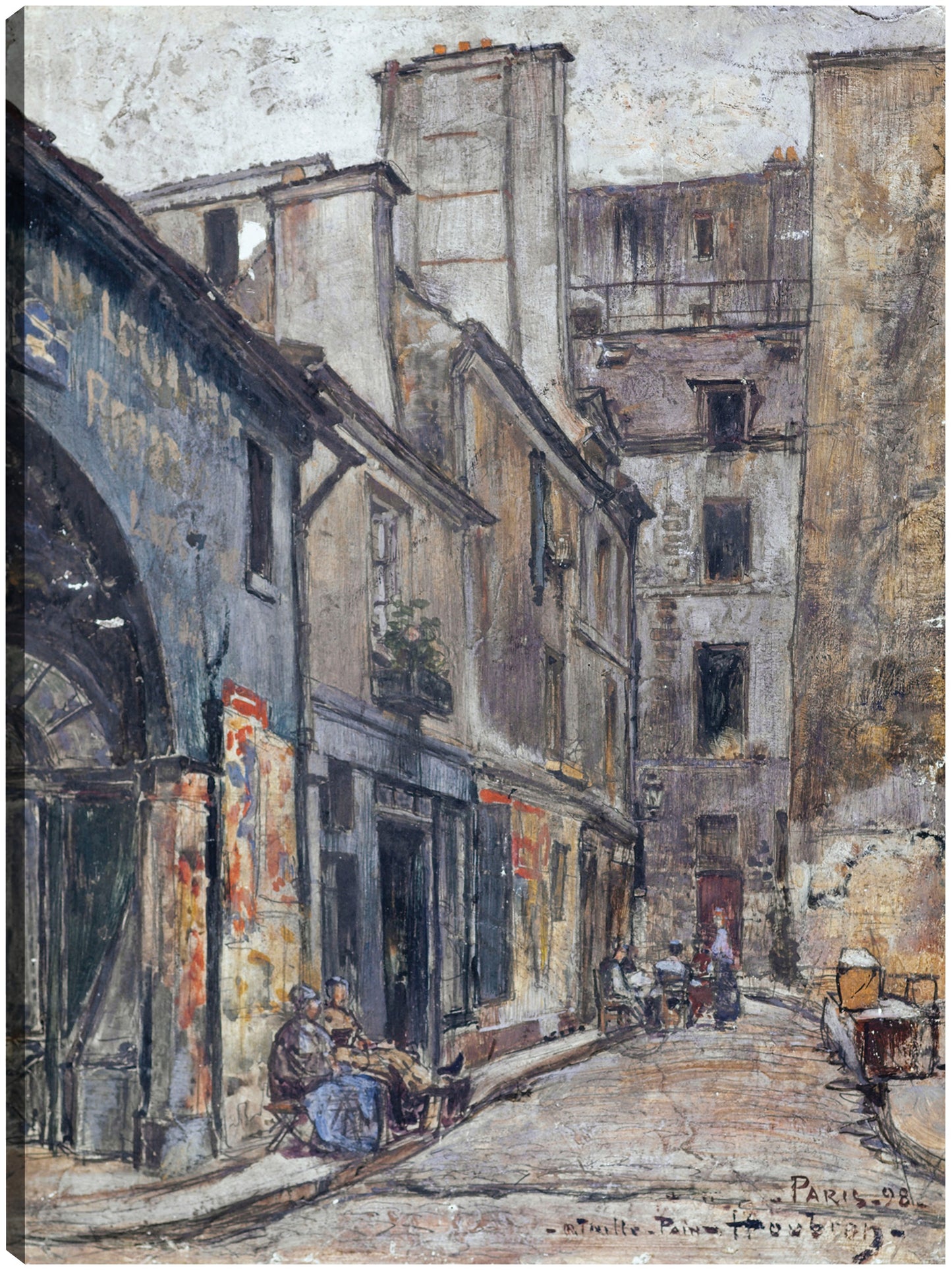 La calle Taille-Pain (1898) - Frédéric Houbron