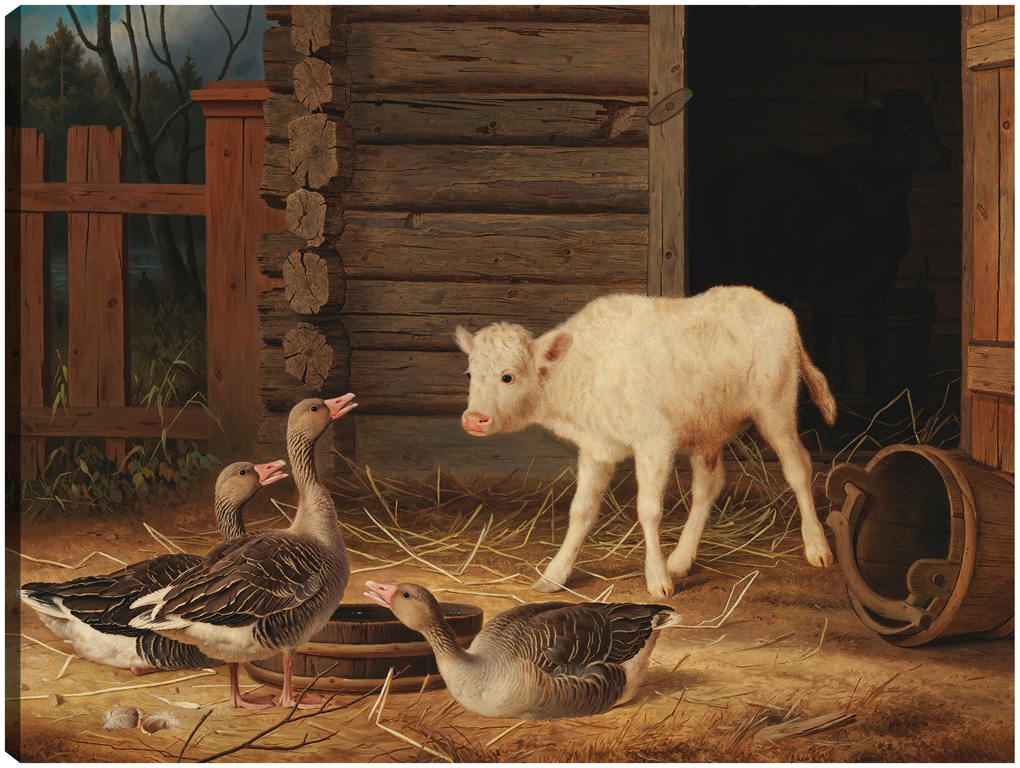 La sorpresa (1880) - Ferdinand von Wright