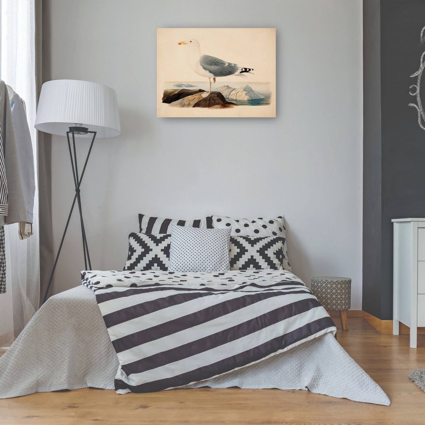 Gaviota argéntea europea (1839) - Ferdinand von Wright