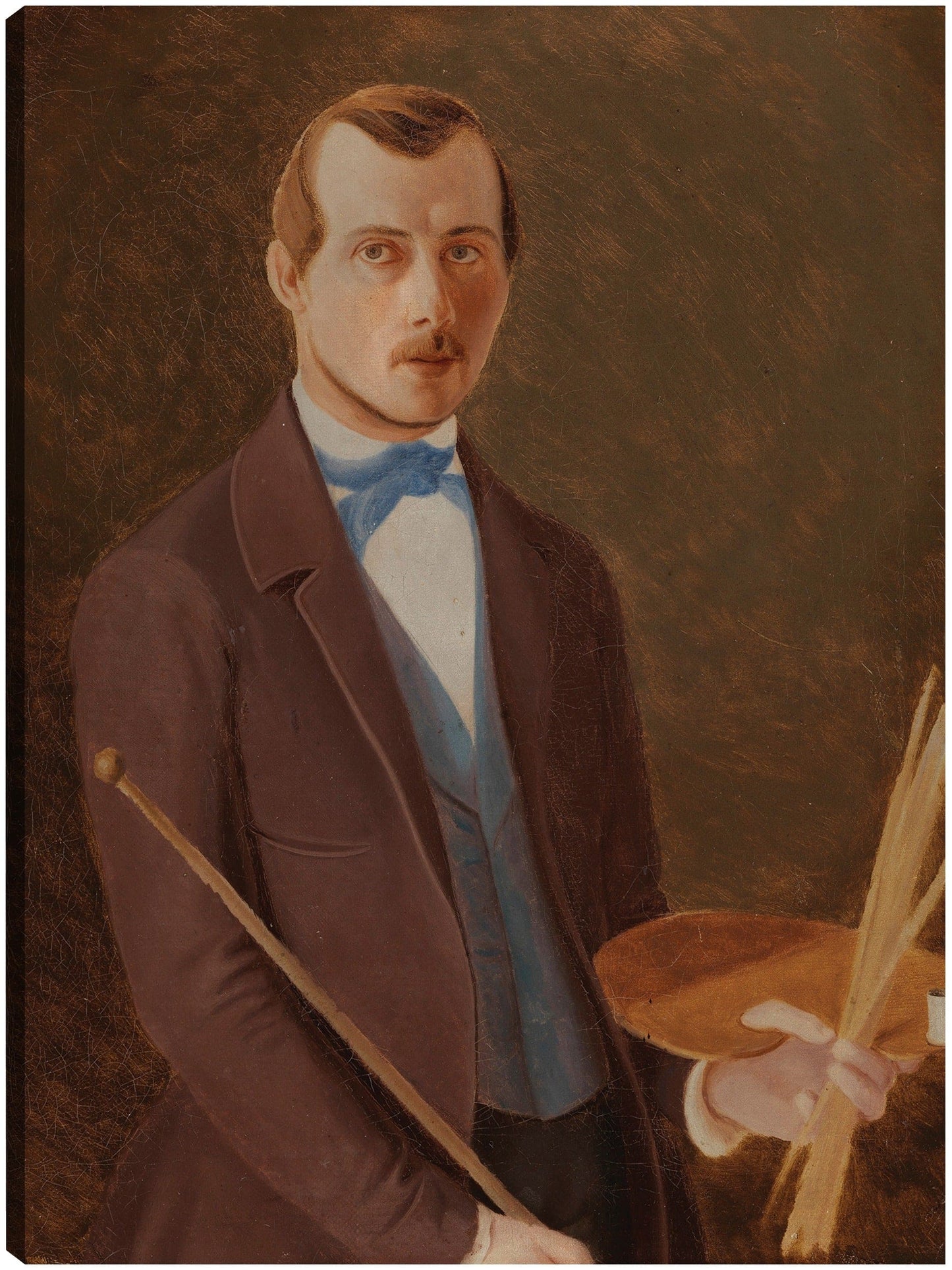 Autorretrato (1849 - 1852) - Ferdinand von Wright