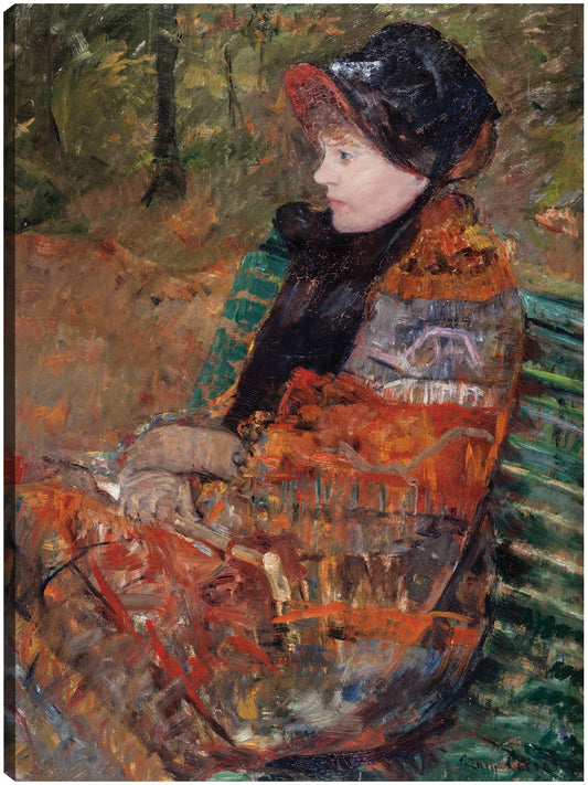 Otoño, retrato de Lydia Cassatt (1880) - Mary Cassatt