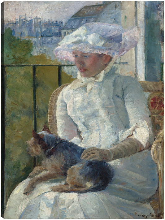 Niña junto a una ventana (c. 1883-1884) - Mary Cassatt