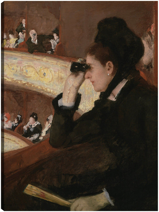 En el palco (1878) - Mary Cassatt