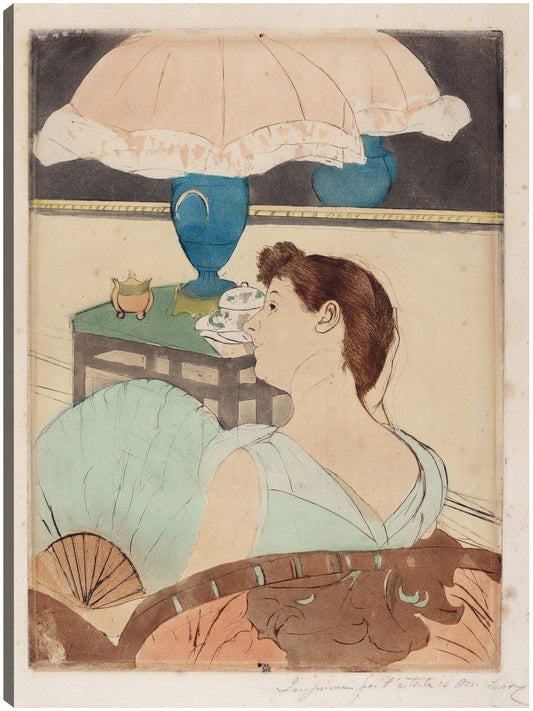 La lámpara (1890-1891) - Mary Cassatt