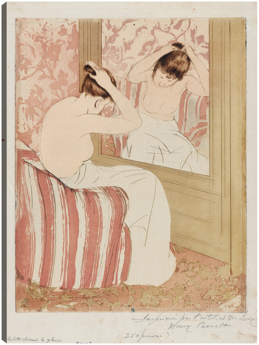 El peinado (1890-1891) - Mary Cassatt