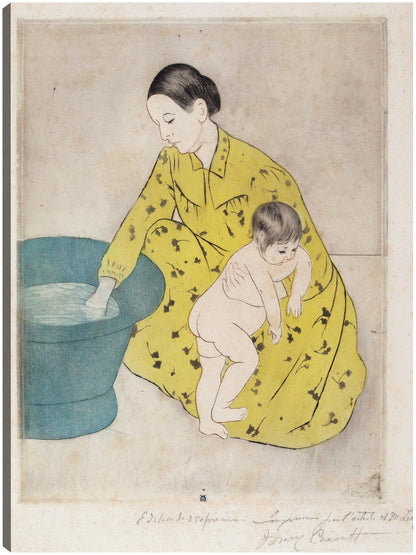 El baño (1890-1891) - Mary Cassatt