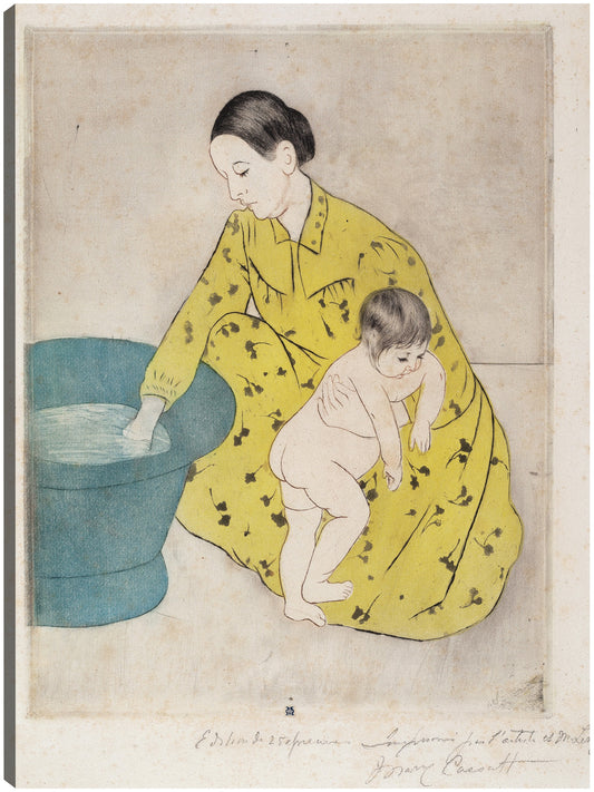 El baño (1890-1891) - Mary Cassatt