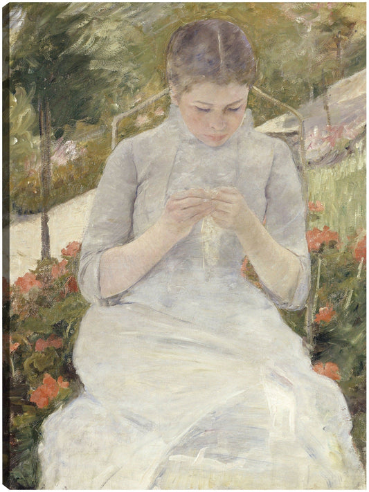 La muchacha del jardín (entre 1880 y 1882) - Mary Cassatt