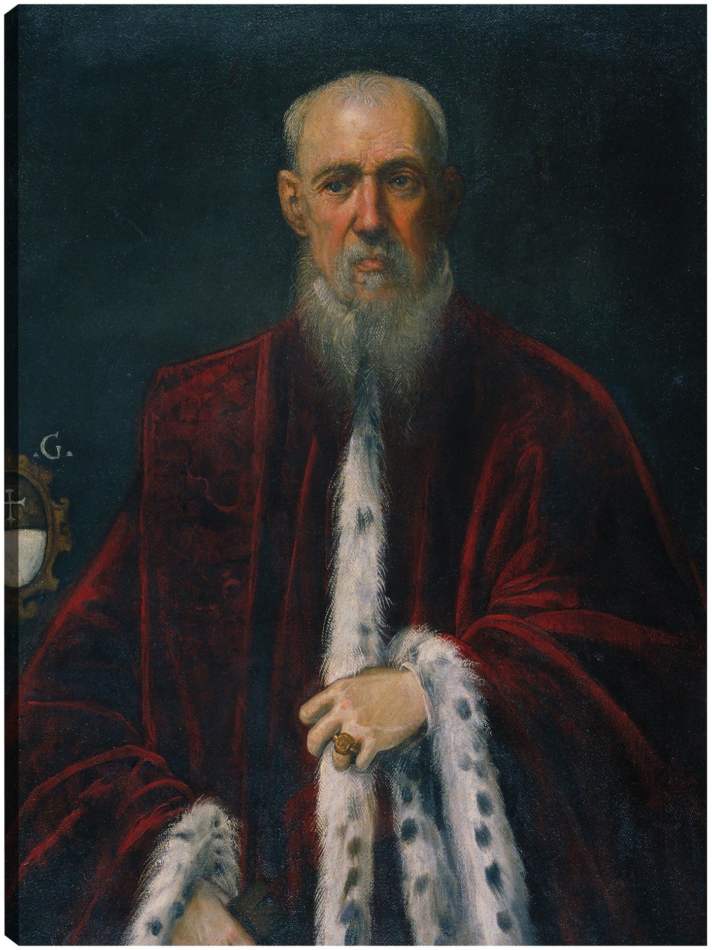 Retrato del procurador Alessandro Gritti (de 1581 a 1582) - Jacopo Tintoretto