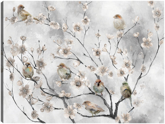 Aves de flor de cerezo - Studio Arts
