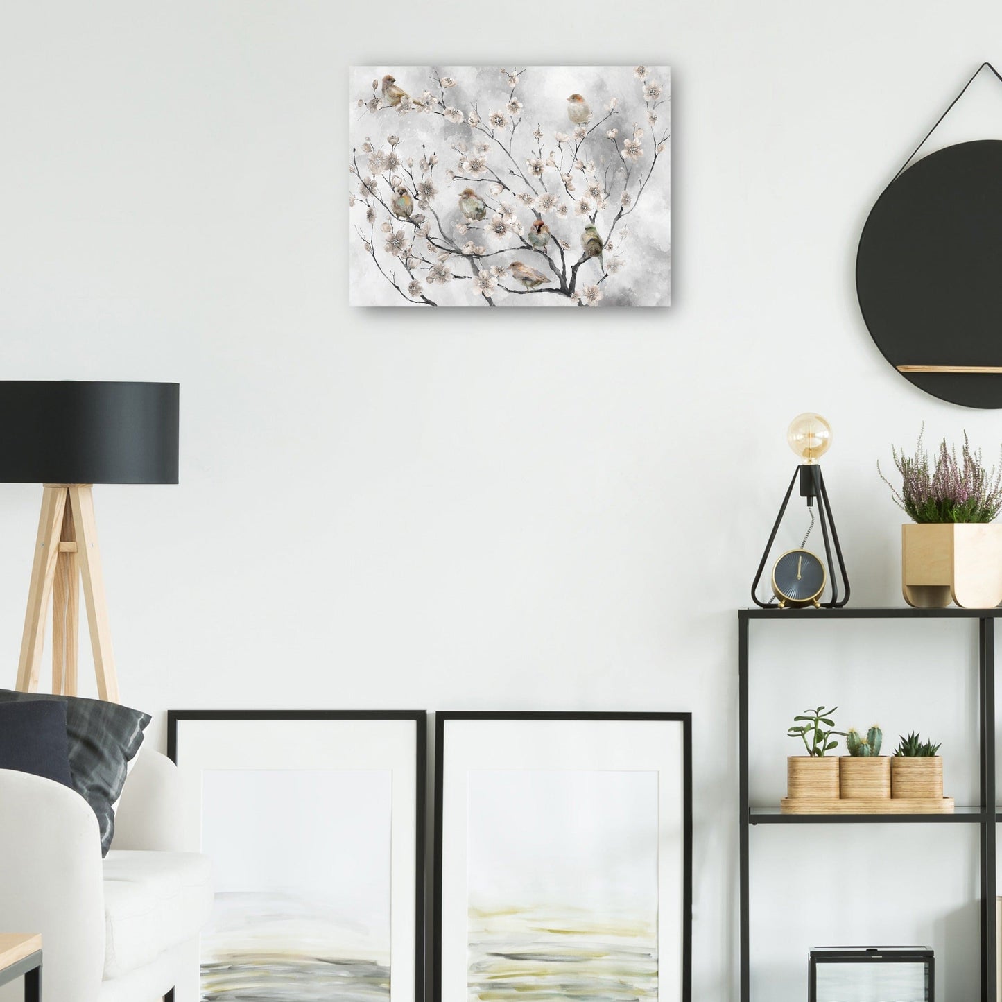 Aves de flor de cerezo - Studio Arts