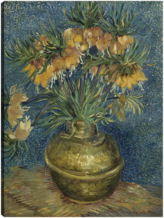 Fritillarios imperiales en un jarrón de cobre (1887) - Vincent Van Gogh